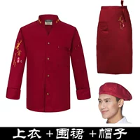 Красный одиночный топ+юбка для гурманов+шляпа