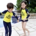 Trẻ em của Đồ Bơi Trai Dài Tay Áo Kem Chống Nắng Kỳ Nghỉ Cô Gái Boy Chia Áo Tắm Cô Gái Lặn Nhanh Chóng Khô Thủy Triều Áo Tắm