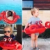 Trẻ em bé con bơi vòng dễ thương flamingo dứa INS ngồi vòng bé nước inflatable núi 0-6 tuổi