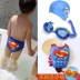 Bơi trẻ em thân trai tam giác dễ thương bé bé bơi lội thân quần áo bơi trẻ em superman spiderman đồ bơi