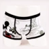 Quần lót nam quần lót cotton Disney Mickey Mouse dễ thương vài phim hoạt hình quần short đầu đồ lót giá rẻ Cặp đôi