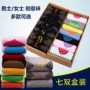 Sáng tạo đầy màu sắc bảy ngày vớ vớ thể thao 7th socks cotton các cặp vợ chồng tuần của nam giới vớ vớ của phụ nữ bảy ngày vớ quần tất nam