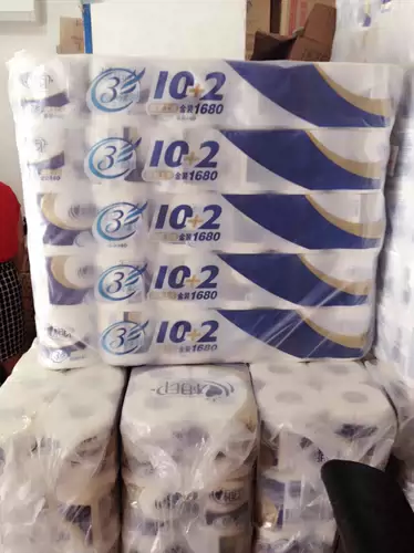 Сердце -PAPERS Сквалочные туалетная бумага Туалетная бумага Три слоя домашней рулонной бумаги 3 слой местного мякоть