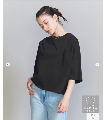 40 % скидка Micco Japan Beauty & Youth Cotton Cotton Cloth Round Seck T -Fork 16121375083