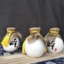 Jingdezhen sáng tạo gốm nghệ thuật chai rượu vang niêm phong rượu vang rỗng 1 kg ngọc trai tráng men hip bình một pound thùng - Rượu vang Rượu vang
