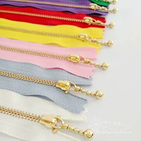 Металлическая цепочка с молнией в форме капли ручной работы, сумка, аксессуар для сумки, 12/15см, 3 размер, DIY