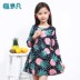 | Quần áo trẻ em trẻ em 2019 xuân hè váy mới cho bé gái lớn bé trai cotton dâu dài tay váy elsa cho bé Váy