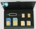 Sheng nhất sử dụng một thẻ SIM thẻ TF chủ thẻ lưu trữ hộp phụ kiện điện thoại di động lưu trữ kỹ thuật số hoàn thiện gói hộp đựng dây sạc Lưu trữ cho sản phẩm kỹ thuật số