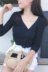 Hàn quốc phiên bản của mùa hè của phụ nữ retro sinh viên chic gió cá tính xiên cổ áo áo len đơn ngực điều hòa không khí áo sơ mi áo khoác cardigan áo len cao cổ nữ hàn quốc Cardigan