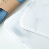 Северная простая мраморная керамика керамика хлеб западные даты картонные суши пицца пицца ювелирные изделия глупые