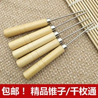 Gỗ tay cầm dùi Needle xăm da siêu mịn công cụ kim piercing miễn phí vận chuyển diy tay khoan thông qua một ngàn miễn phí vận chuyển - Công cụ & vật liệu may DIY que móc len