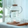 Chọn nhà cao borosilicate trà thủy tinh đặt hoa ấm trà công suất lớn dày chịu nhiệt glass jug nồi nước trái cây chống cháy nổ bình trà sứ