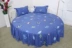 Giường tròn cotton bốn giường váy châu Âu khăn trải giường Địa Trung Hải đảo san hô chủ đề khách sạn kích thước giường tùy chỉnh - Váy Petti 	chân váy giường Váy Petti