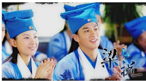 Лян Шанбо и Чжу Йинтай Лян Чжу исполнили ученого по костюмам Сюй Сянькай мужчины и женщины Ханфу.