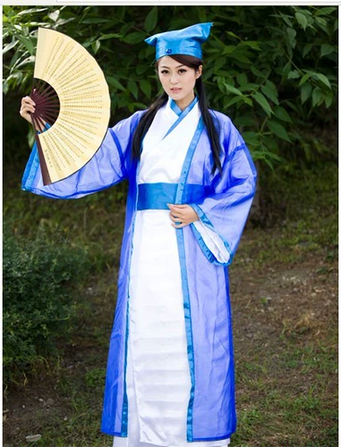 Лян Шанбо и Чжу Йинтай Лян Чжу исполнили ученого по костюмам Сюй Сянькай мужчины и женщины Ханфу.