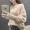 2019 phụ nữ mới Phiên bản Hàn Quốc của áo len dày cổ cao rộng lỏng lẻo - Áo len