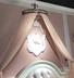 Giường công chúa 幔 Châu Âu Hàn Quốc retro dễ thương màu hồng giường trang trí 幔 幔 nền rèm với cao cấp vương miện kệ Bed Skirts & Valances