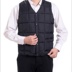 Áo vest nam trung niên mùa xuân và mùa thu cha tải xuống áo bông kích thước lớn cotton nam vest trung niên vest nam - Áo thể thao áo khoác gym nữ Áo thể thao