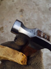 Молоток слесарный 老货木工工具钳工锤鸭嘴锤手锤扁锤铁榔头工具钣金锤木工锤迷你锤