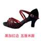 Black Plus Red Edge пяти сантиметров каблука