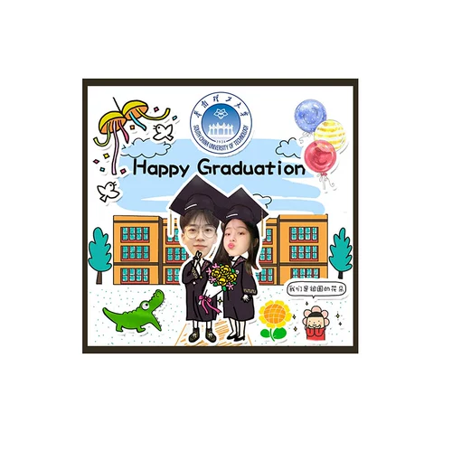 Трехмерная фоторамка для влюбленных, мультяшная фотография, «сделай сам», делается под заказ, подарок на день рождения