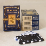 Подлинные три игрока Three A1010 Black Core Paper Poker Propume Card Card Club посвященная целая коробка бесплатная доставка
