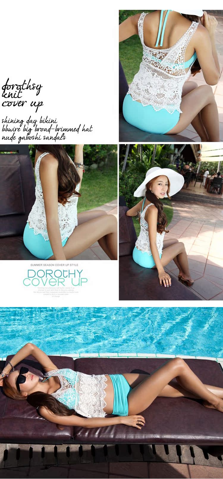 Polyester FashionBikini(white) NHXW0066-white