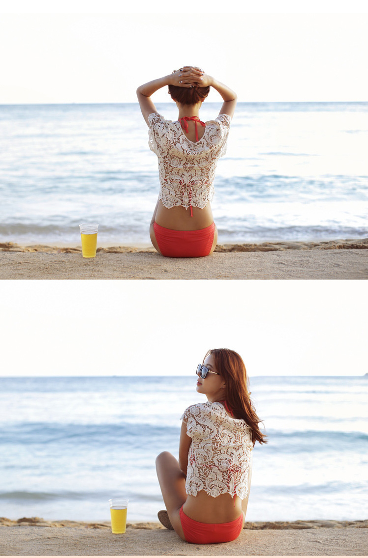 Polyester FashionBikini(white) NHXW0066-white