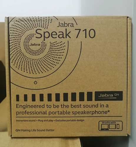 Jabra Speak710 750 810 Bluetooth USB подключен и играет с видео -сетью Omniderectional Microphone