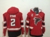 Áo hoodie Jersey dài tay thêu thêu mùa thu và mùa đông cỡ lớn hip hop thể thao Falcons Falcons2 # 11 # bóng ném rugby bóng bầu dục