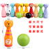 Trẻ em lớn của rắn gỗ động vật phim hoạt hình bowling bé early education puzzle thể thao đồ chơi thiết lập trong nhà và ngoài trời 1-3 	bộ bowling grow	 Quả bóng bowling