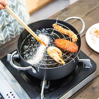 Красивая любовь бесплатная доставка!Японский стиль кухонный горшок, темпура жареный горшок дома маленькая фритюрница 20 см.