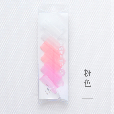 Transparent Pink (6 In)originality Stationery file classification Clip Giant gate test paper classification Clip bookmark data Office Supplies Indexes label