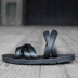 Việt Nam nhập khẩu làm bằng tay lốp cao su dày dưới dép dép kép- sử dụng roman mùa hè bãi biển giày thời trang giản dị Sandal
