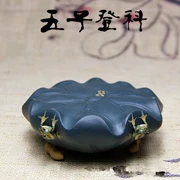 Yixing đích thực handmade cát tím phun loạt trà pet năm con trai Dengke trà lễ nguồn cung cấp chơi trà