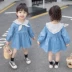 Trẻ em Hàn Quốc mùa hè denim vest váy thủy triều 2019 trẻ em nữ bé mùa hè thời trang hoang dã - Sản phẩm HOT