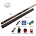 LP Club Xử Lý Pool Cue Bi Da Đen 8 Đầu Nhỏ Billiard Bar Trung Quốc Đen Tám Pool Cue 10 mét găng tay bi da	 Bi-a