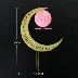 Trang trí bánh Plugin Moon Light Acrylic Chúc mừng sinh nhật Thẻ với Hoàng tử nhỏ Trang trí Thủy thủ Mặt trăng - Trang trí nội thất
