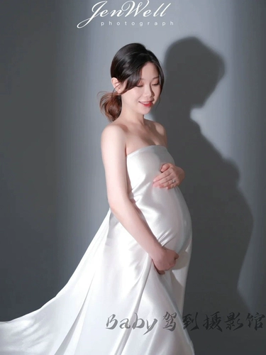 Одежда подходит для фотосессий для беременных, модная белая юбка, фотография для матери и ребенка, новая коллекция
