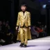 Wei thiết kế hội nghị phong cách Trung Quốc mẫu váy mới catwalk T Đài Loan chàng trai thủy triều quốc phục Trung Quốc phong cách màu xanh - Váy trẻ em bộ vest hàn quốc cho bé Váy trẻ em