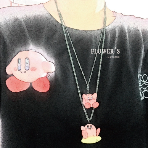 Звездная карта, чем ожерелье Nintendo Kirby Японский подвеска Яо Чен, то же самое ожерелье для шляпы шеф -повара