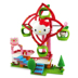 HelloKitty Hello Kitty Paradise Ferris Wheel Children Puzzle Puzzle Block Đồ chơi Cô gái Hộp nhạc - Khối xây dựng bé chơi đồ chơi Khối xây dựng