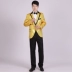 Người đàn ông ăn mặc Hàn Quốc phiên bản của trang phục mới nam sequins phù hợp với điệp khúc nghi lễ chủ nhà trang phục ca sĩ