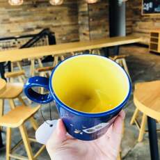 Кружка 2018星巴克中秋咖啡豆漫步种植月亮圆图案陶瓷银河皓月双层马克杯 Starbucks