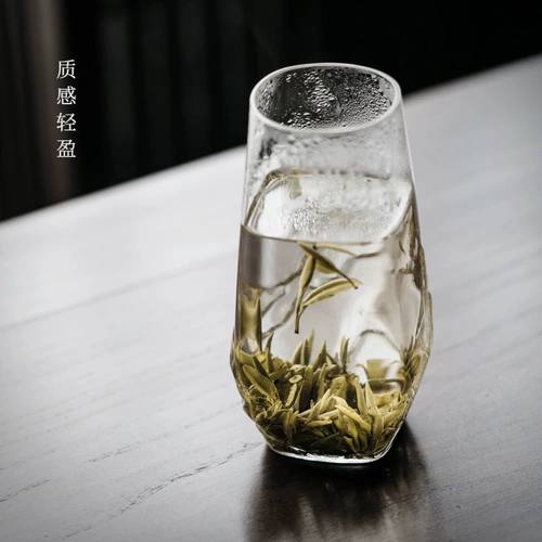Гуаншан стеклянный зеленый чай чашка дуйин сеет