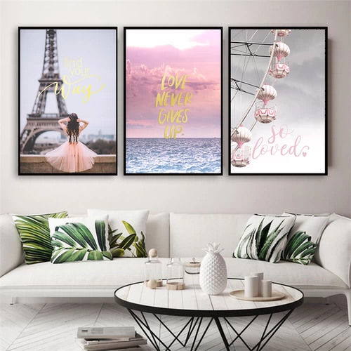 Диван для гостиной, современный и минималистичный настенный декор для спальни