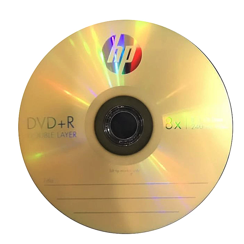 Диск HP DVD+R 8.5G D9 двойной слой пустой привод DL большой емкости можно записать 240 минут