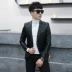 2017 người đàn ông mới của áo khoác da áo khoác nam của Hàn Quốc phiên bản của tự trồng da phù hợp với bình thường quần áo da thủy triều của nam giới phù hợp với thanh thiếu niên