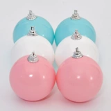 马卡龙圣诞球装饰挂件挂饰吊饰屋顶商场橱窗布置酒店专柜幼儿园