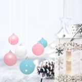 马卡龙圣诞球装饰挂件挂饰吊饰屋顶商场橱窗布置酒店专柜幼儿园